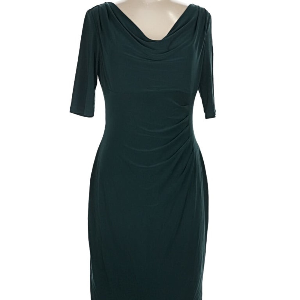 Lauren Ralph Lauren Dark Green Long Sleeve Dress